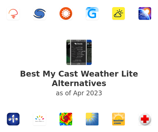 Best My Cast Weather Lite Alternatives