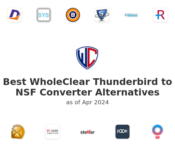 Best WholeClear Thunderbird to NSF Converter Alternatives