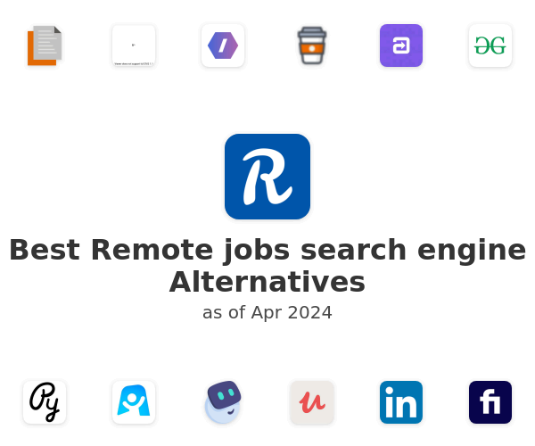 Best Remote jobs search engine Alternatives