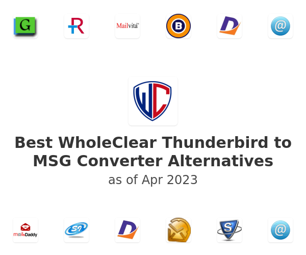 Best WholeClear Thunderbird to MSG Converter Alternatives