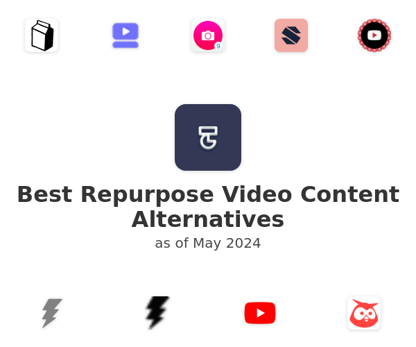 Best Repurpose Video Content Alternatives
