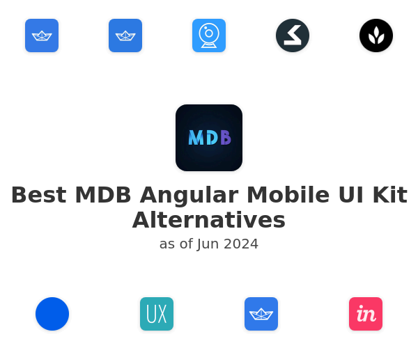 Best MDB Angular Mobile UI Kit Alternatives