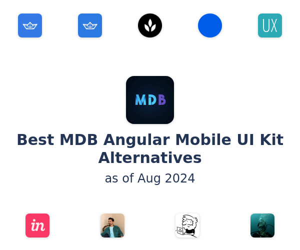 Best MDB Angular Mobile UI Kit Alternatives