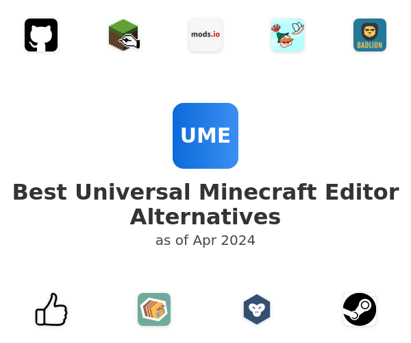 Best Universal Minecraft Editor Alternatives