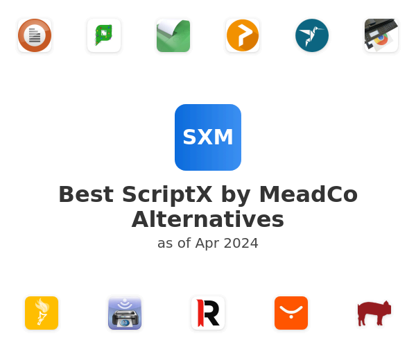Best ScriptX by MeadCo Alternatives