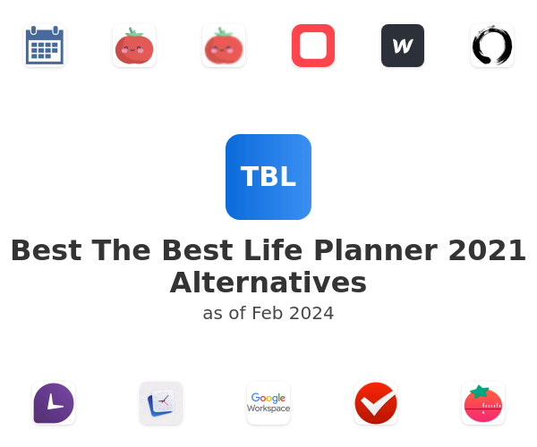 Best The Best Life Planner 2021 Alternatives