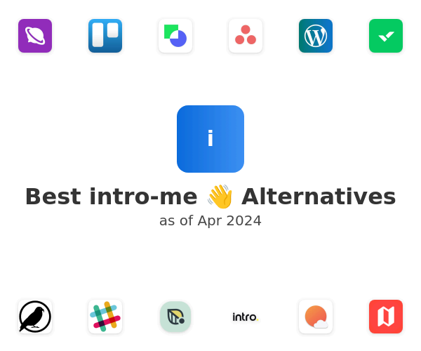 Best intro-me 👋 Alternatives