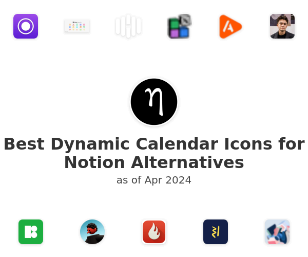 Best Dynamic Calendar Icons for Notion Alternatives