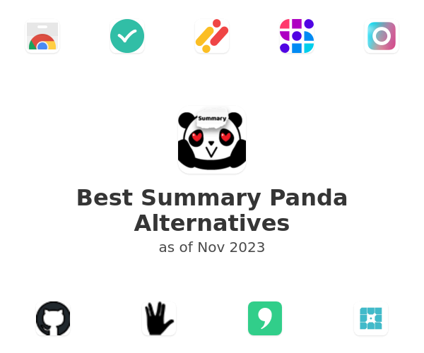Best Summary Panda Alternatives