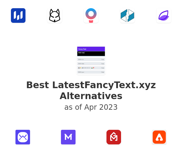 Best LatestFancyText.xyz Alternatives