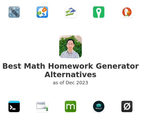 Best Math Homework Generator Alternatives
