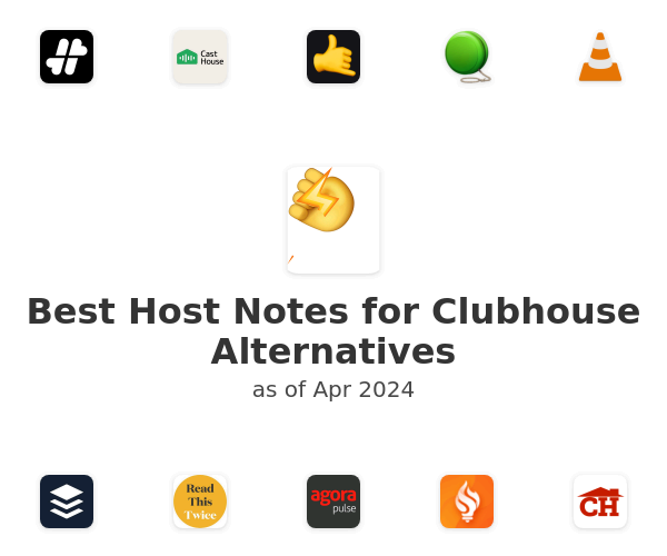 Best Host Notes for Clubhouse Alternatives