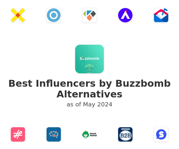 Best Influencers by Buzzbomb Alternatives