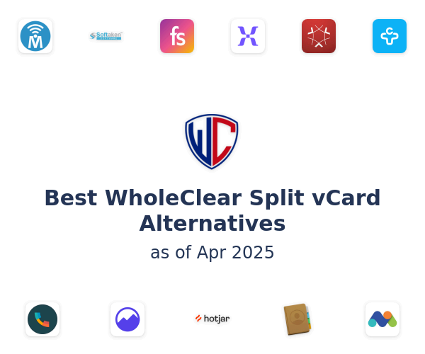 Best WholeClear Split vCard Alternatives