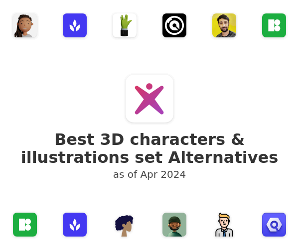 Best 3D characters & illustrations set Alternatives