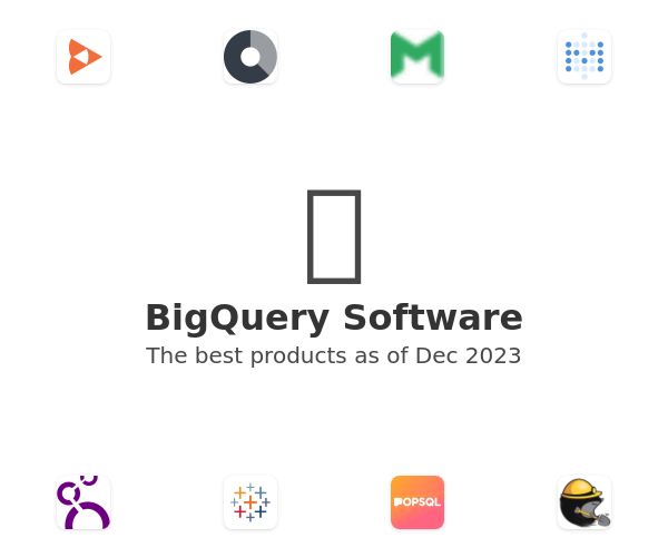 The best BigQuery products