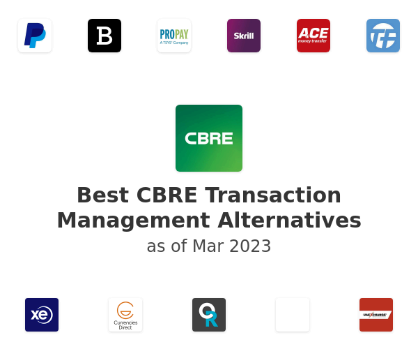 Best CBRE Transaction Management Alternatives