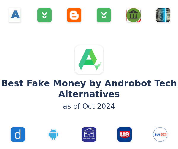 Best Fake Money by Androbot Tech Alternatives