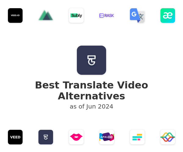 Best Translate Video Alternatives