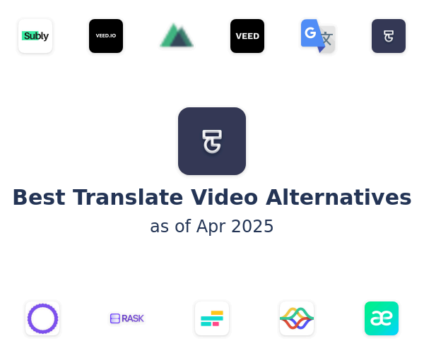 Best Translate Video Alternatives