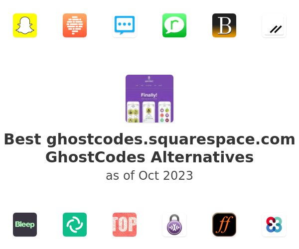 Best ghostcodes.squarespace.com GhostCodes Alternatives
