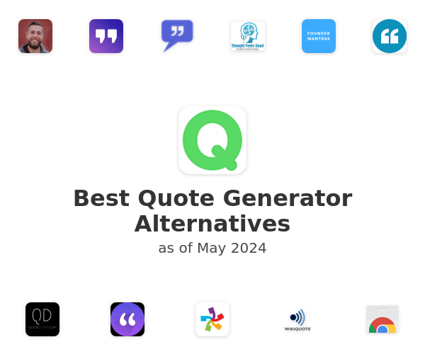 Best Quote Generator Alternatives