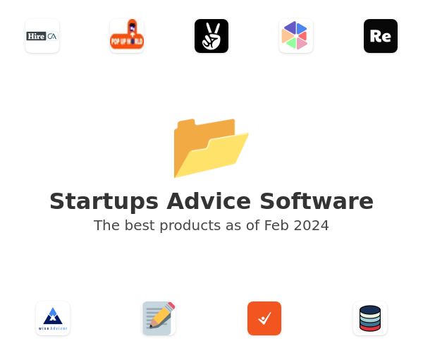 The best Startups Advice products
