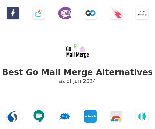 Best Go Mail Merge Alternatives