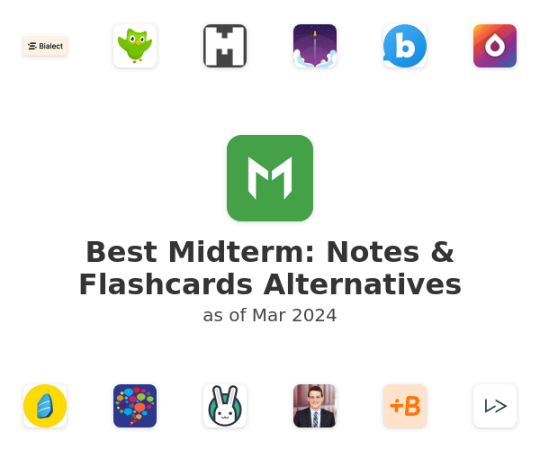 Best Midterm: Notes & Flashcards Alternatives