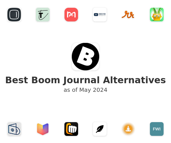 Best Boom Journal Alternatives