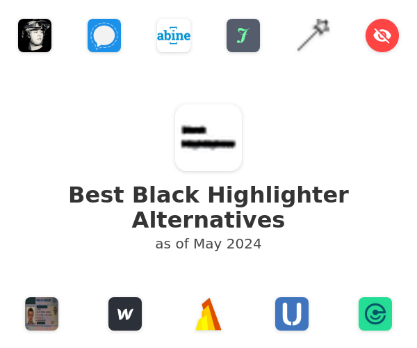 Best Black Highlighter Alternatives