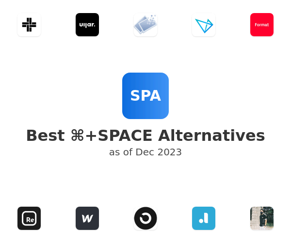 Best ⌘+SPACE Alternatives