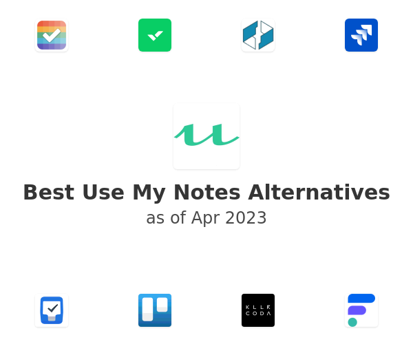 Best Use My Notes Alternatives