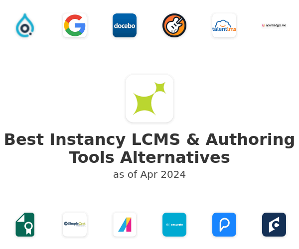 Best Instancy LCMS & Authoring Tools Alternatives