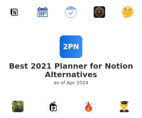 Best 2021 Planner for Notion Alternatives