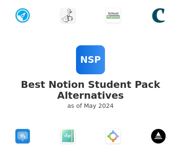Best Notion Student Pack Alternatives