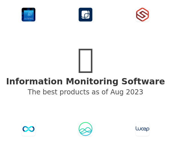 The best Information Monitoring products
