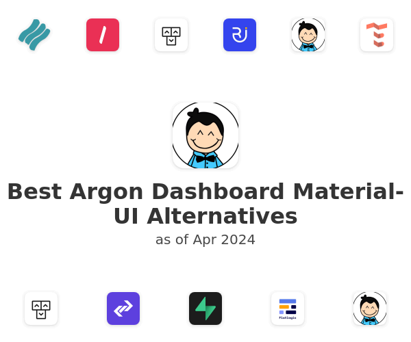 Best Argon Dashboard Material-UI Alternatives