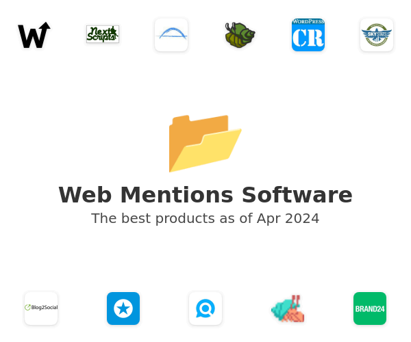 The best Web Mentions products