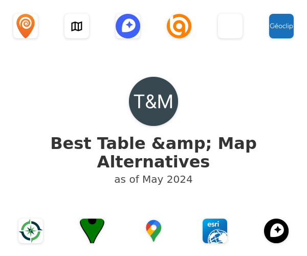 Best Table &amp; Map Alternatives