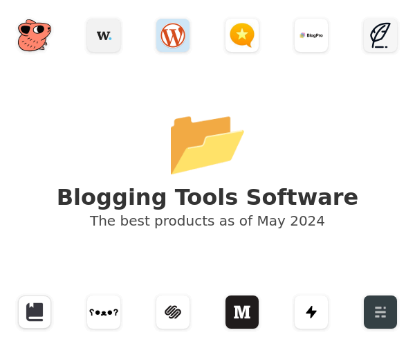 The best Blogging Tools products