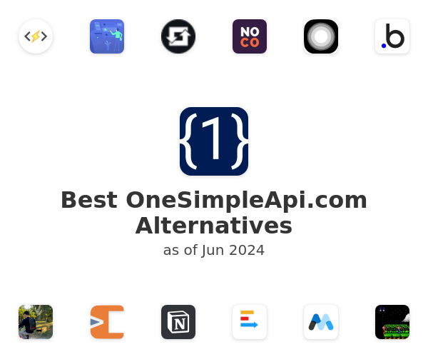 Best OneSimpleApi.com Alternatives