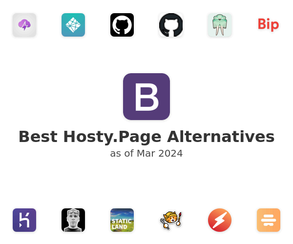 Best Hosty.Page Alternatives
