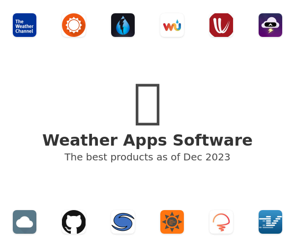 The best Weather Apps products