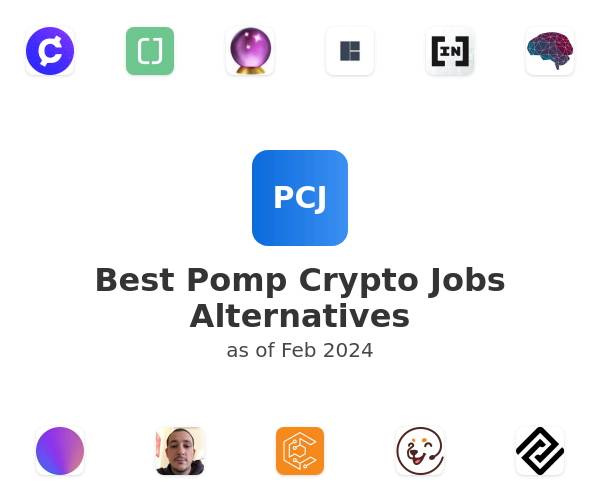 Best Pomp Crypto Jobs Alternatives