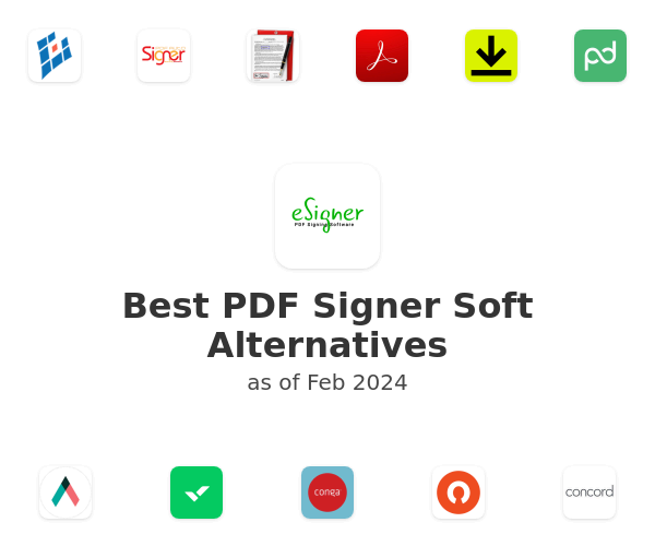 Best PDF Signer Soft Alternatives