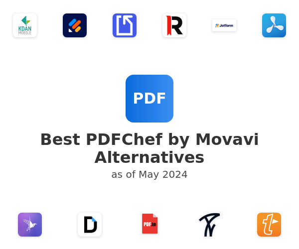 Best PDFChef by Movavi Alternatives