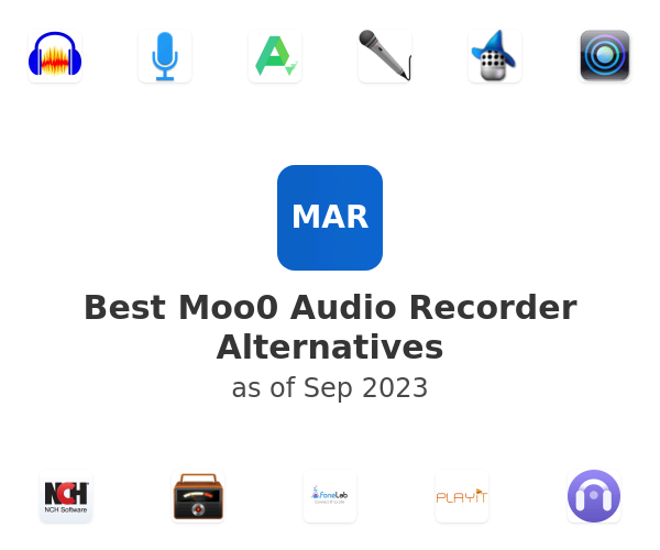 Best Moo0 Audio Recorder Alternatives