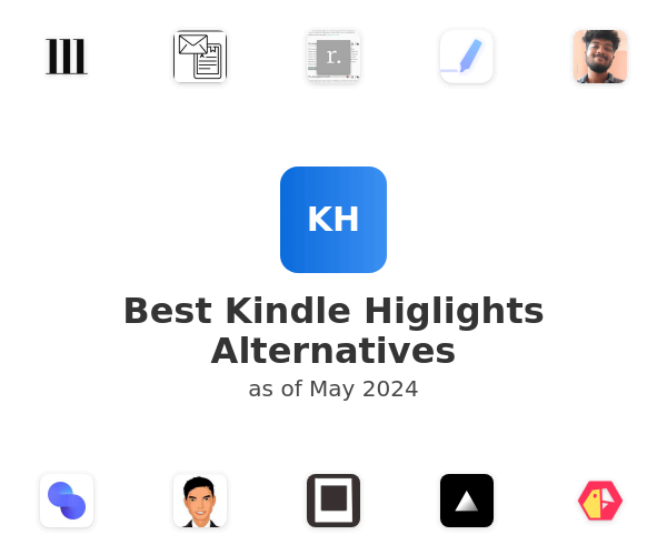 Best Kindle Higlights Alternatives