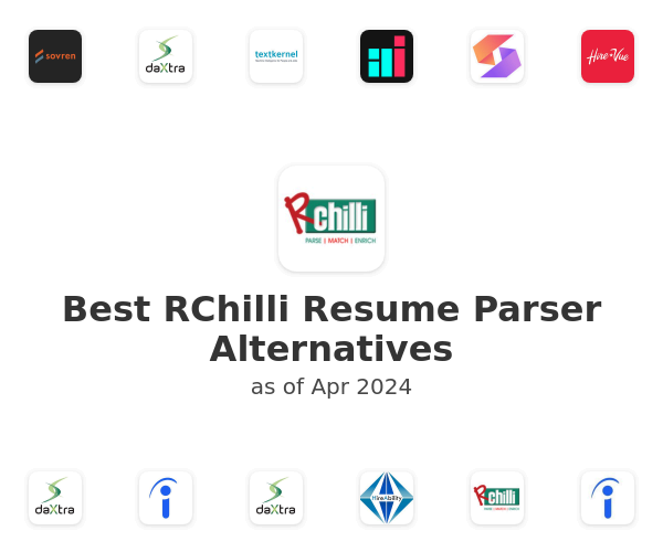 Best RChilli Resume Parser Alternatives